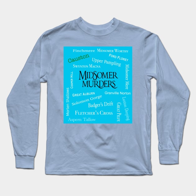 Midsomer Villages Long Sleeve T-Shirt by FunandWhimsy